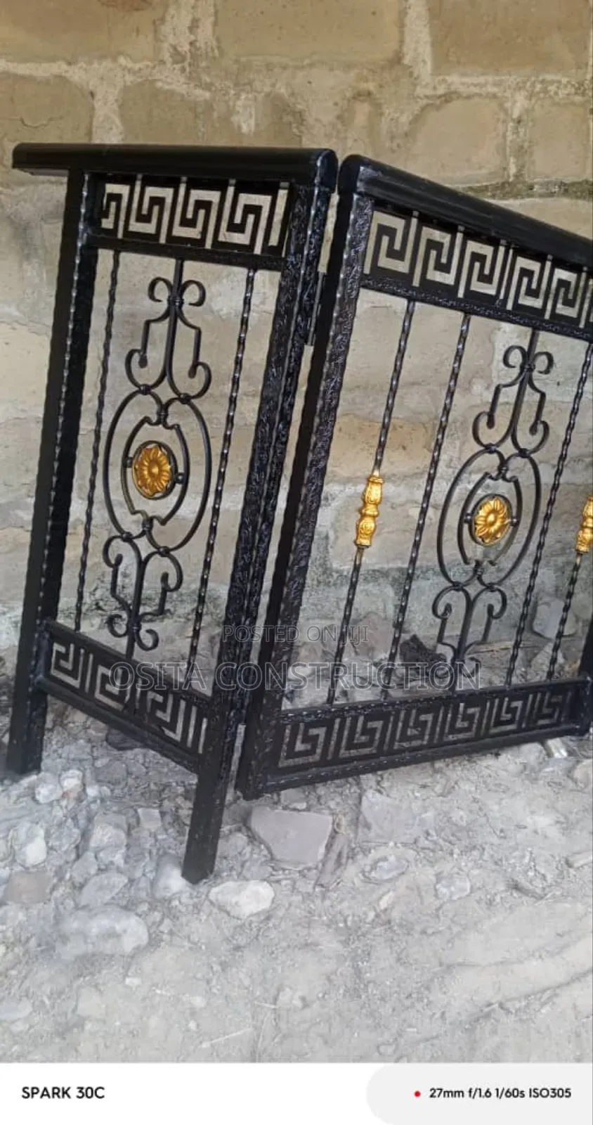 Lagos Cumbin Wrought Iron Handrail