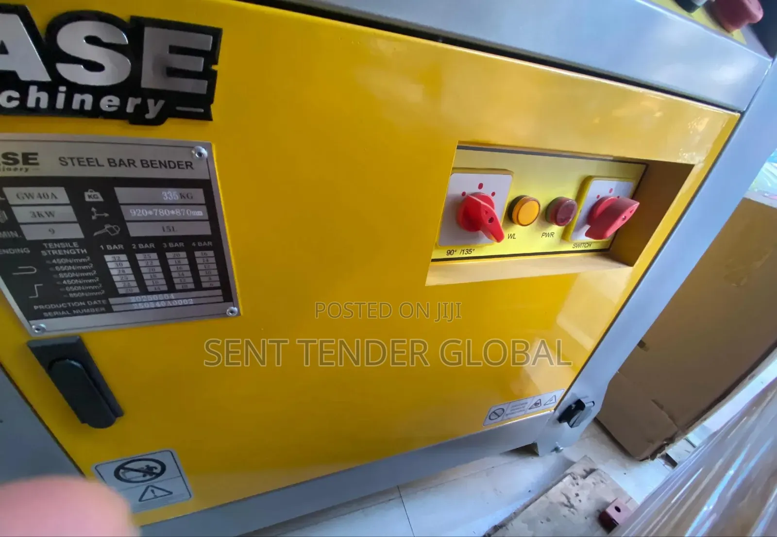 60mm Rod Bender Machine
