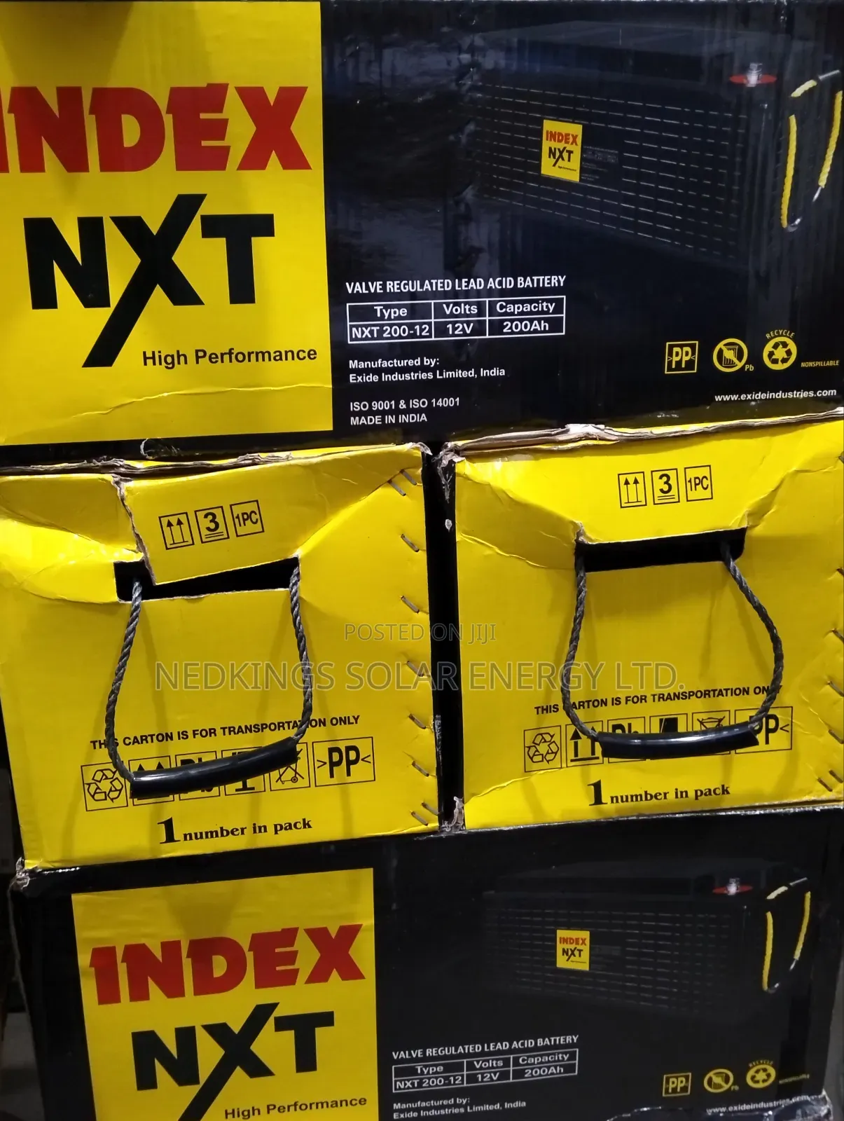 Index Dry Cell Batteries (200ah/12v)
