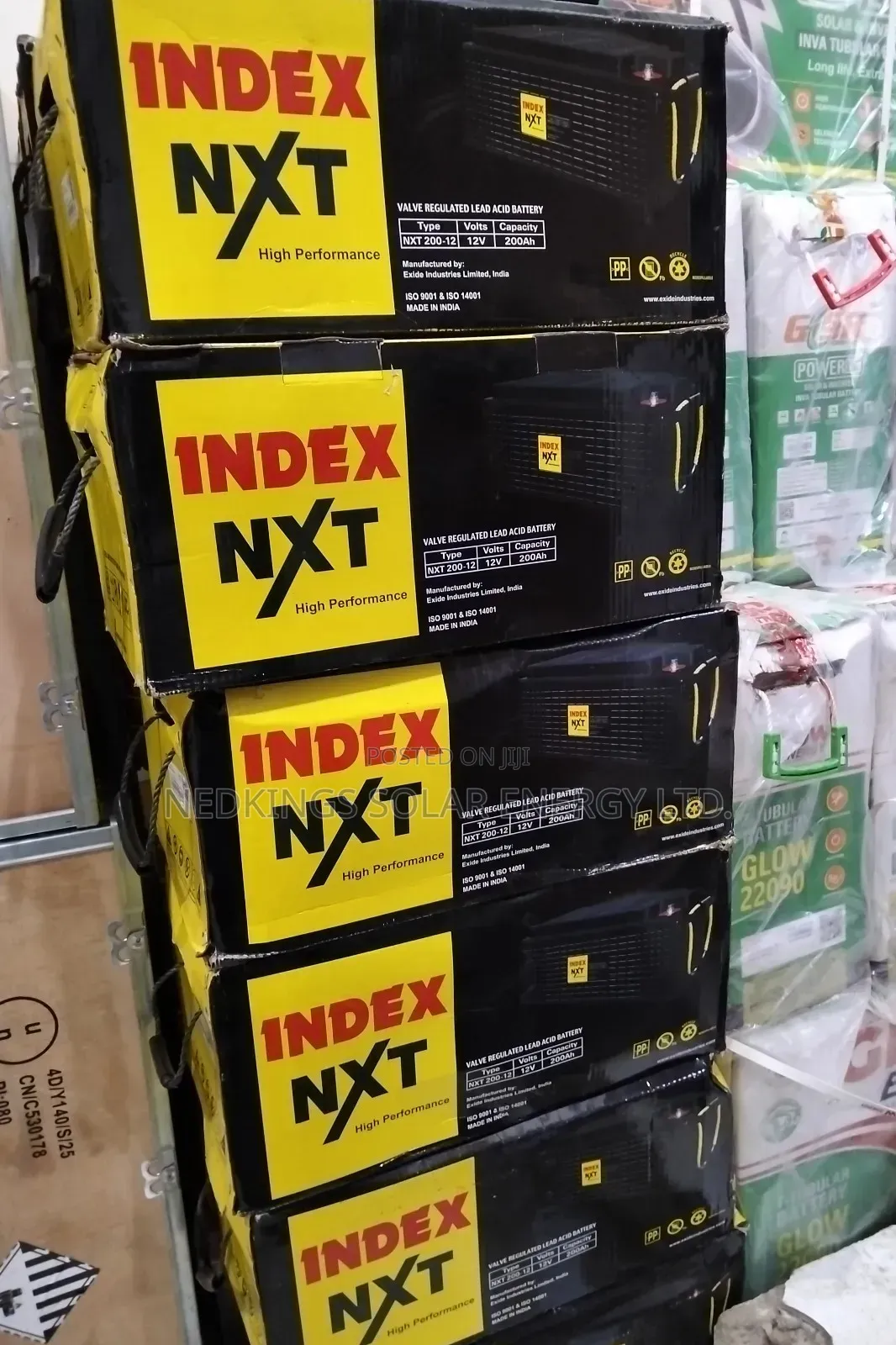 Index Dry Cell Batteries (200ah/12v)