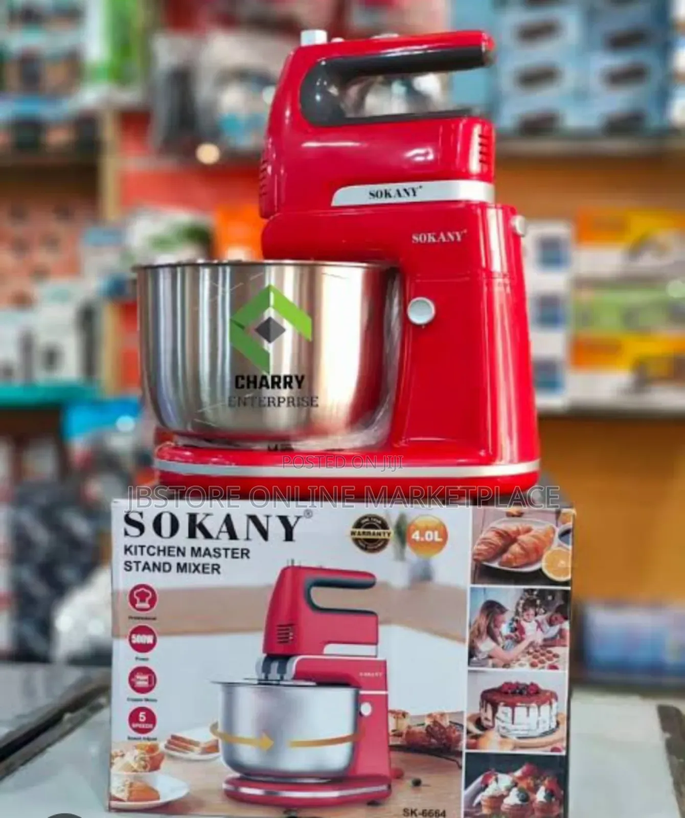 Sokany Kitchen Master Stand Mixer (Model Sk664-)