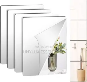 20 X 30cm (Small) Rectangular Adhesive Deco Stick Mirror