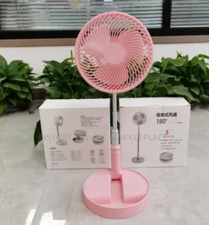 Rechargeable Folding Fan Full Stand