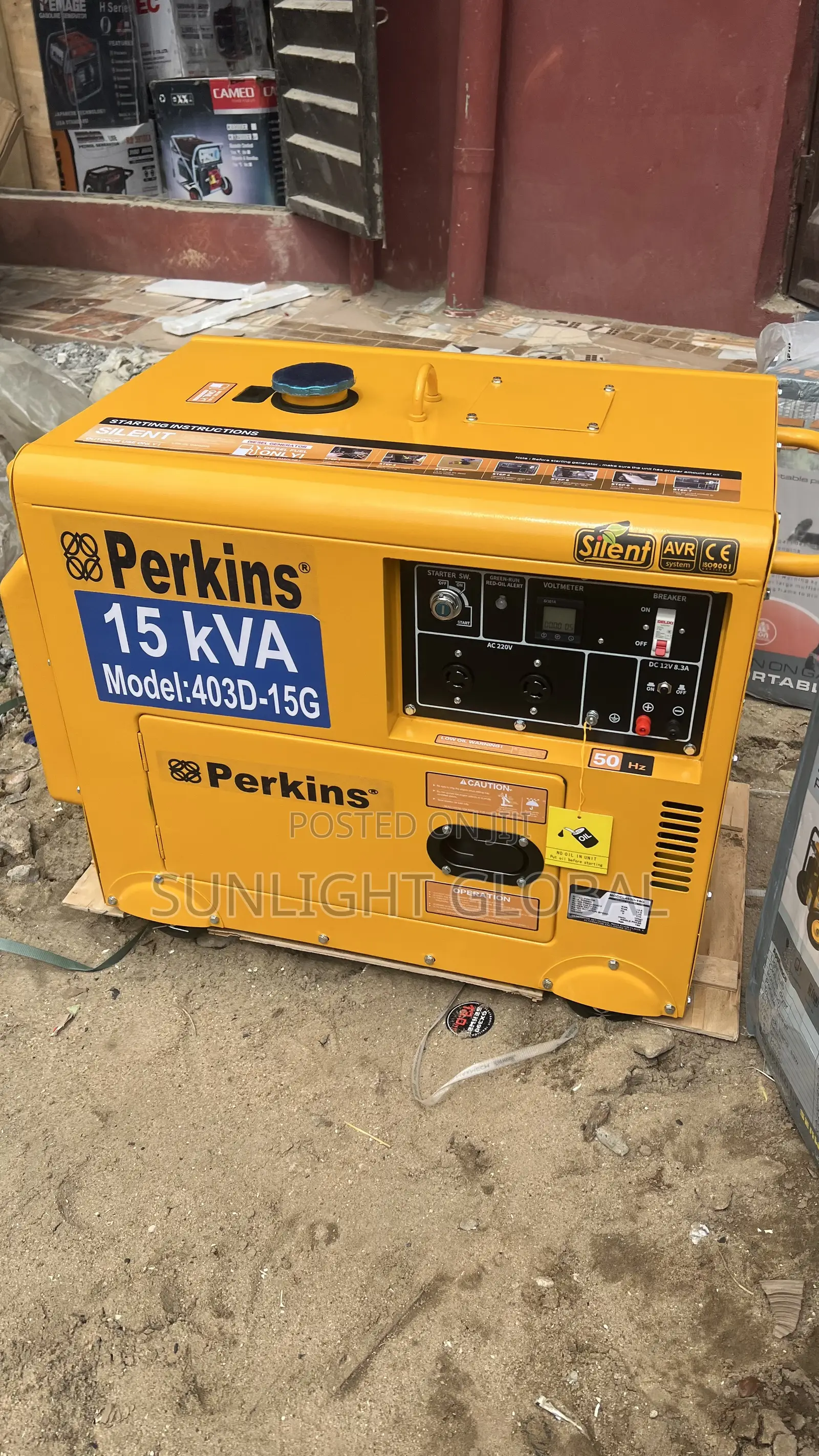Perkins 15kva Soundproof