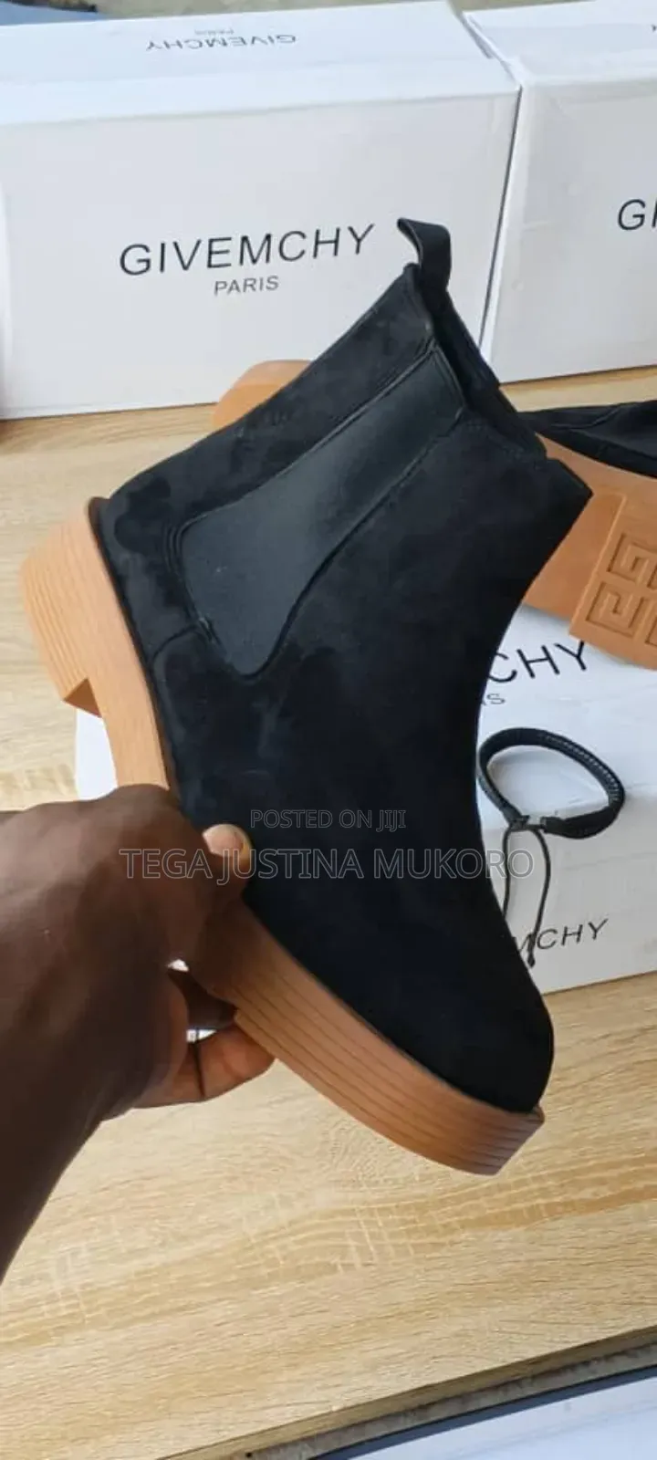 High Quality Givenchy Suede Men's Ankle Boots