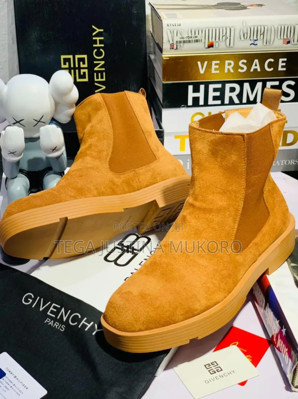 High Quality Givenchy Suede Men's Ankle Boots