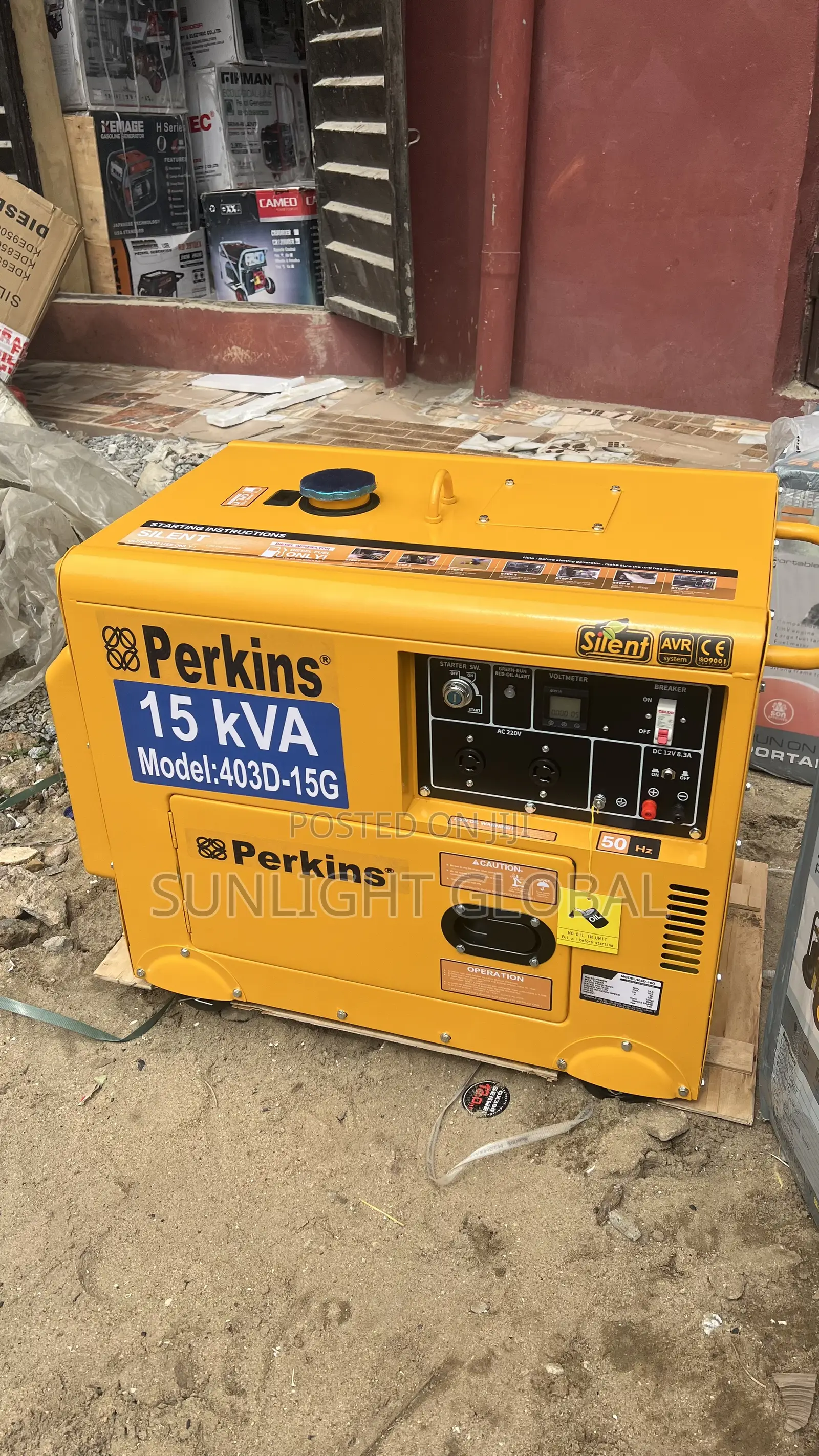 Perkins Soundproof 15kva