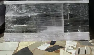 Black White Color Center Table