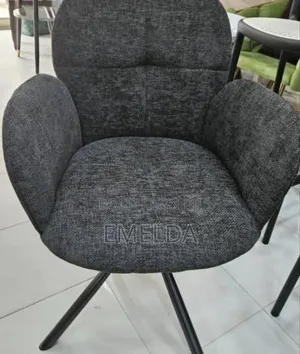 Iron Legs Velvet Swivel Accent Chair