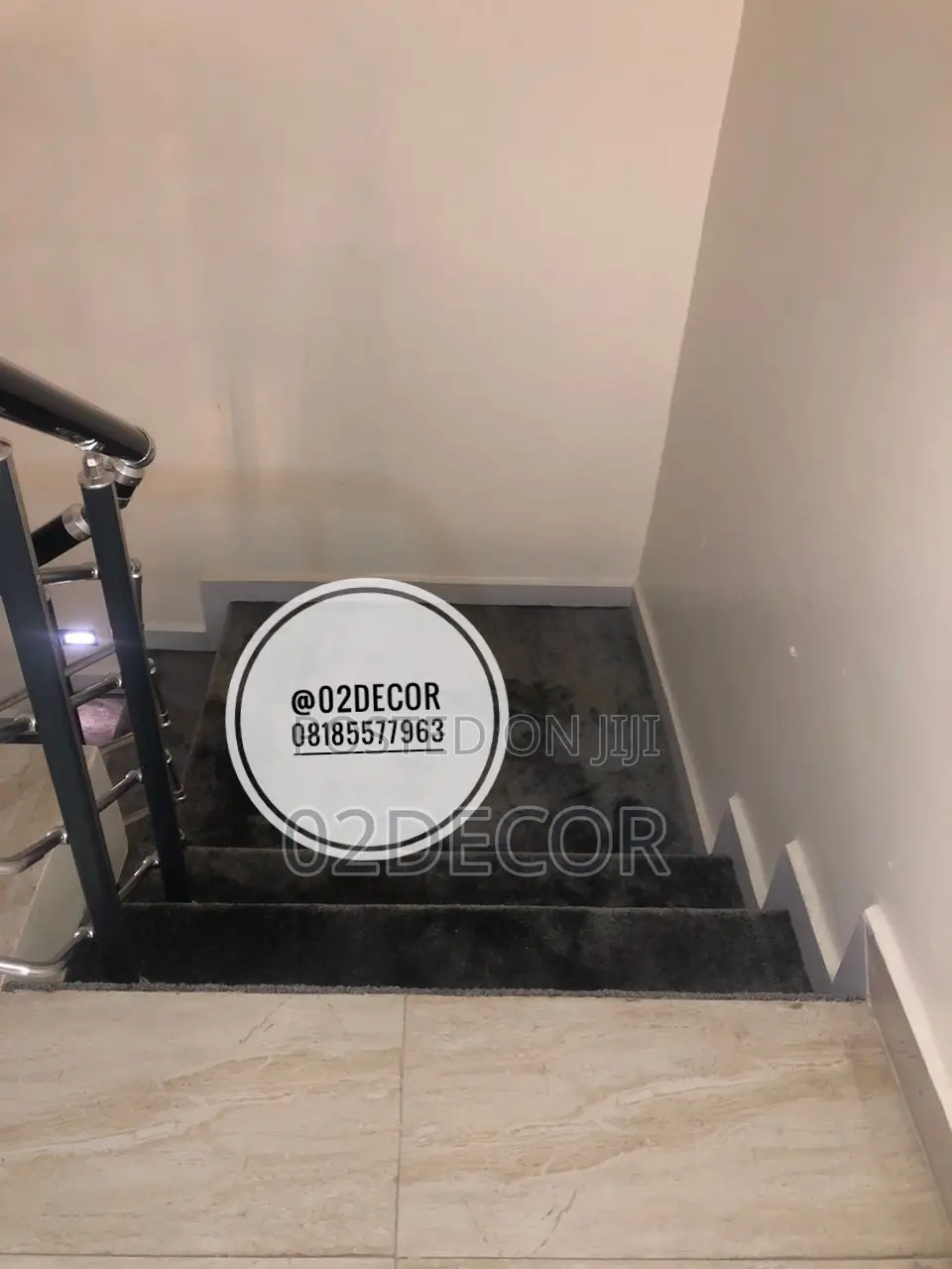 Dark Grey Vip Carpet For Staircase