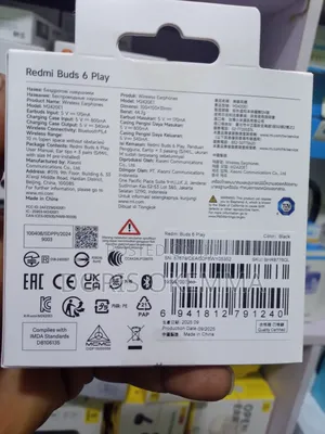 Original Redmi Buds 6 Play - 36-Hour Battery Ai Noise Reduction