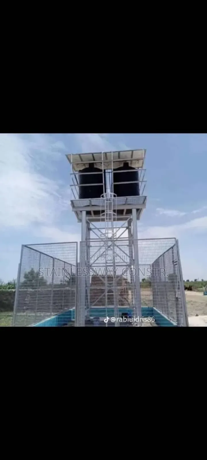 Overhead Tank Sturdy Stand