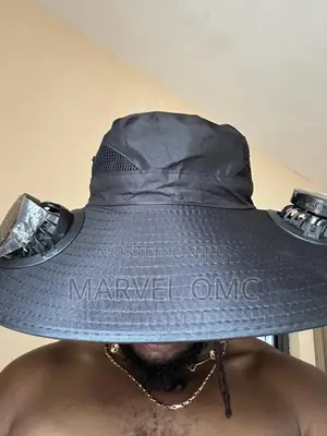 Solar and Rechargeable Fan Cap