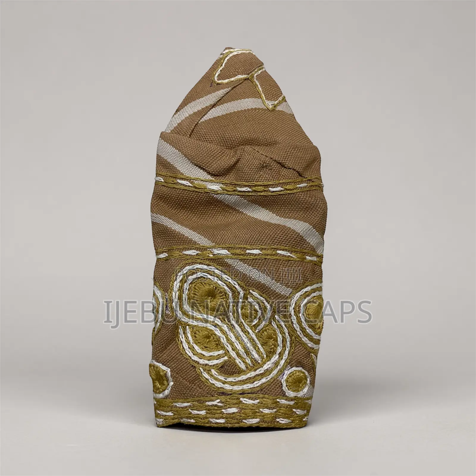Classic Ijebu Embroidery Cap