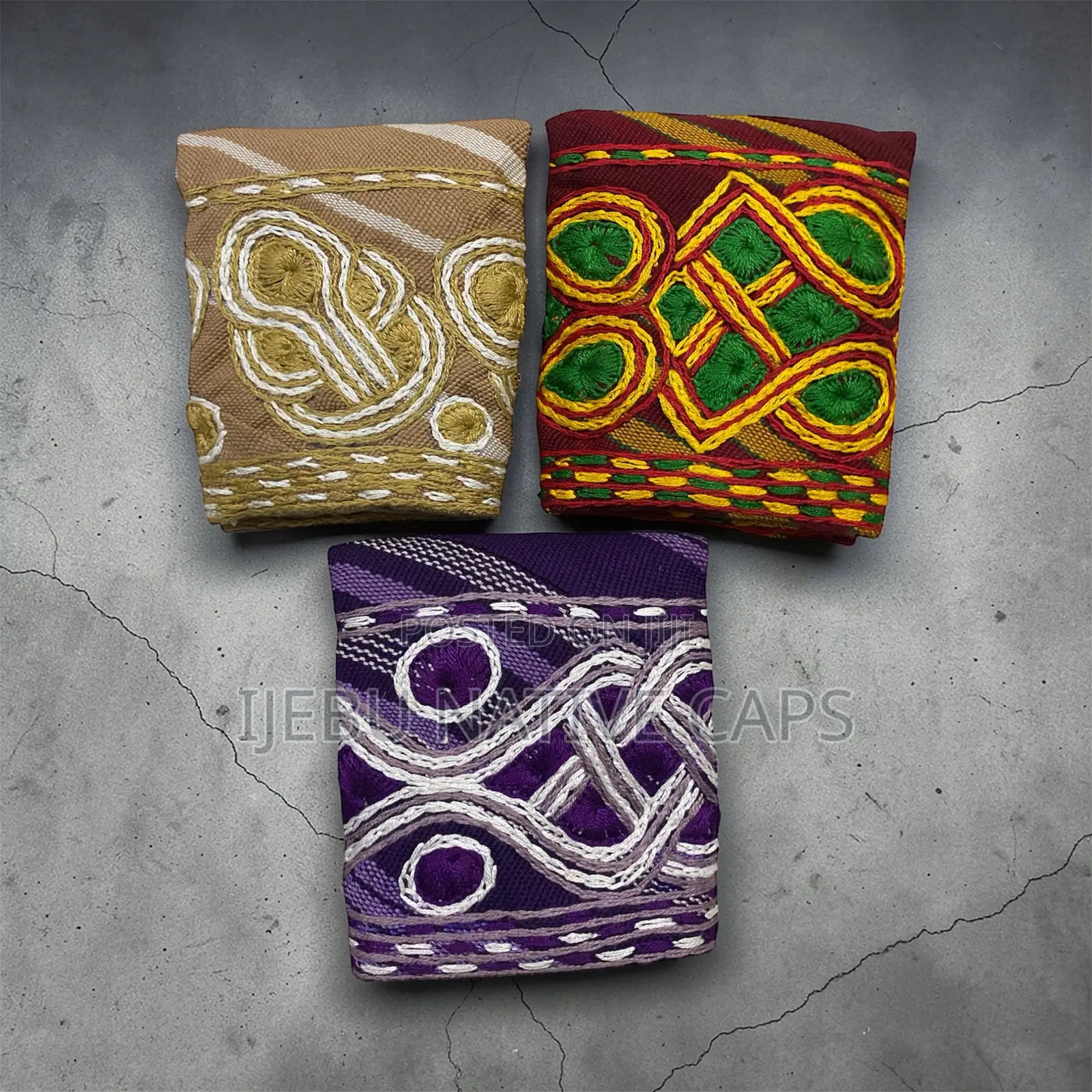 Classic Ijebu Embroidery Cap