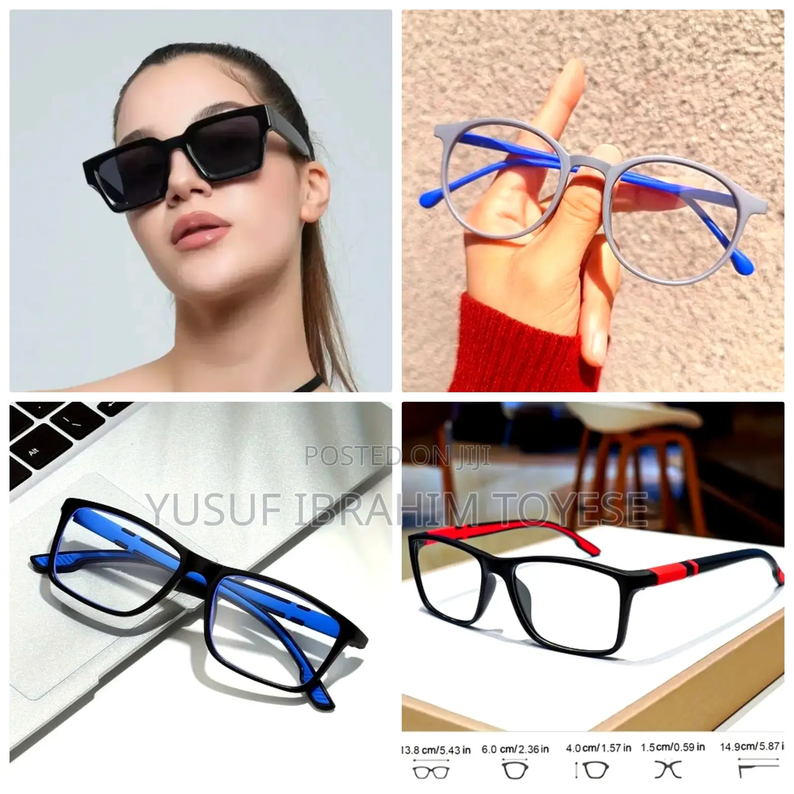 2023 Unusex Anti Blues Reading Glasses