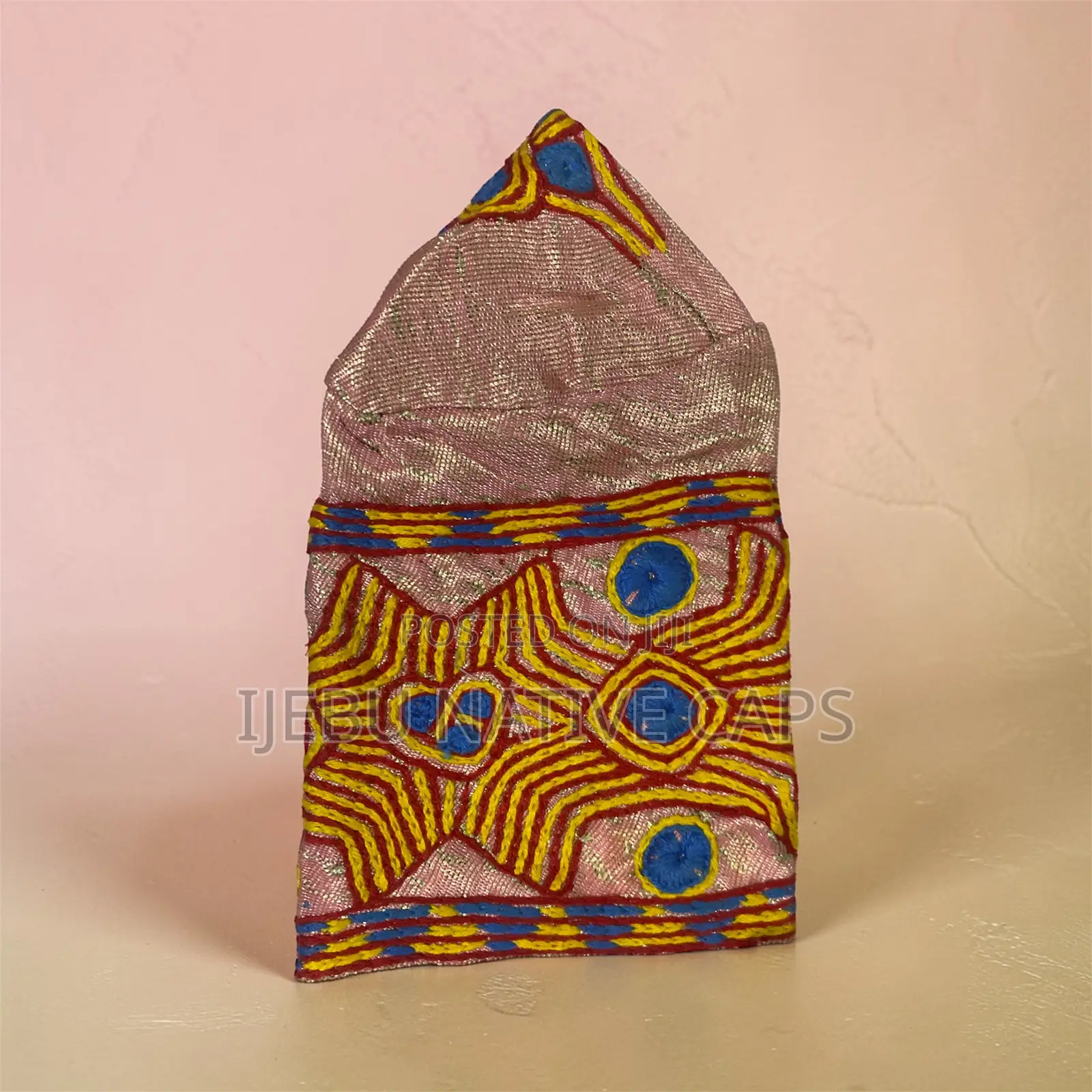 Classic Ijebu Embroidery Cap