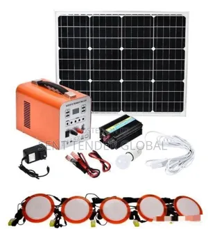 Solar Generator With Panel and Bob