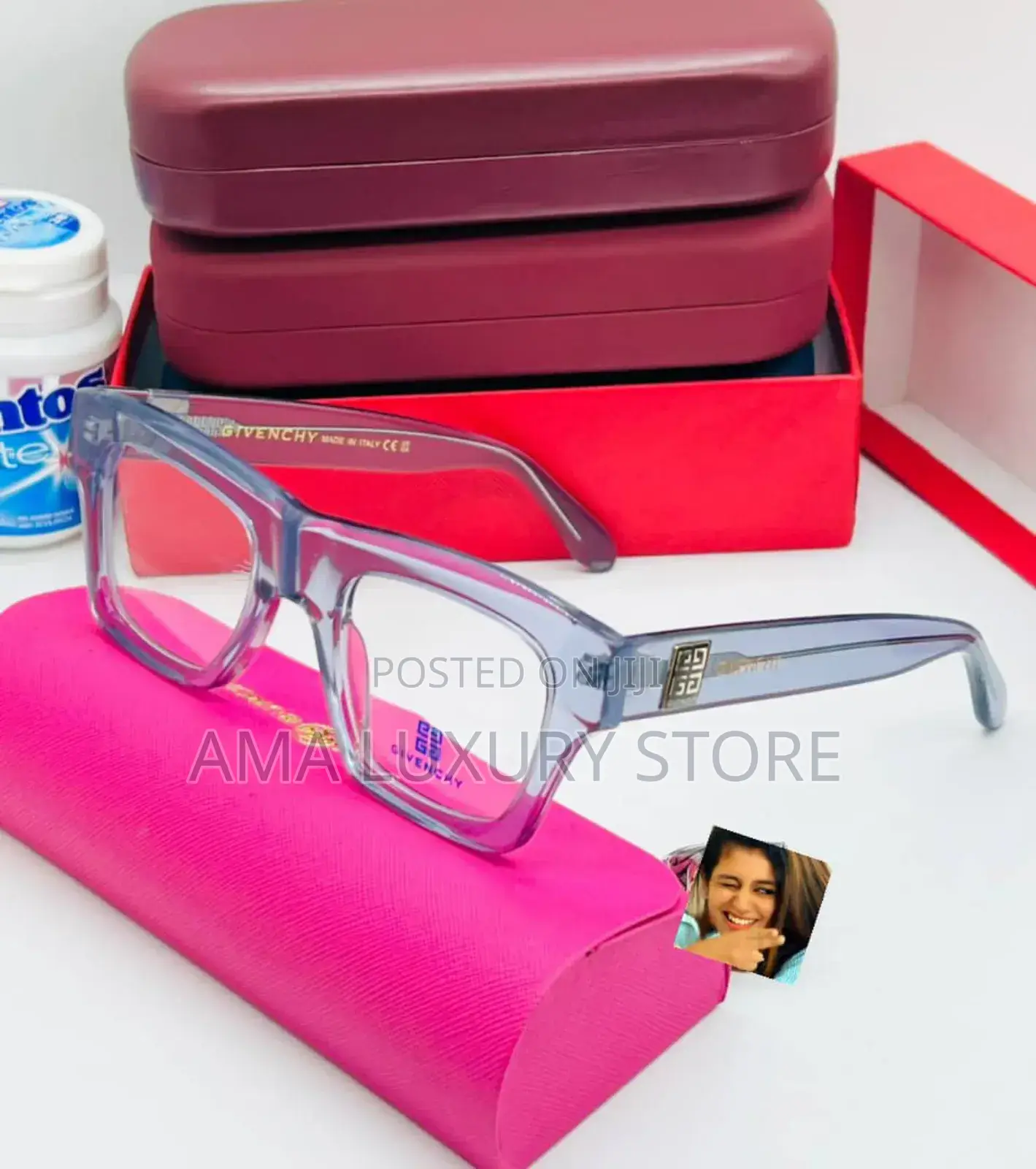 Givenchy Luxury Designer Transparent Clear Glasses