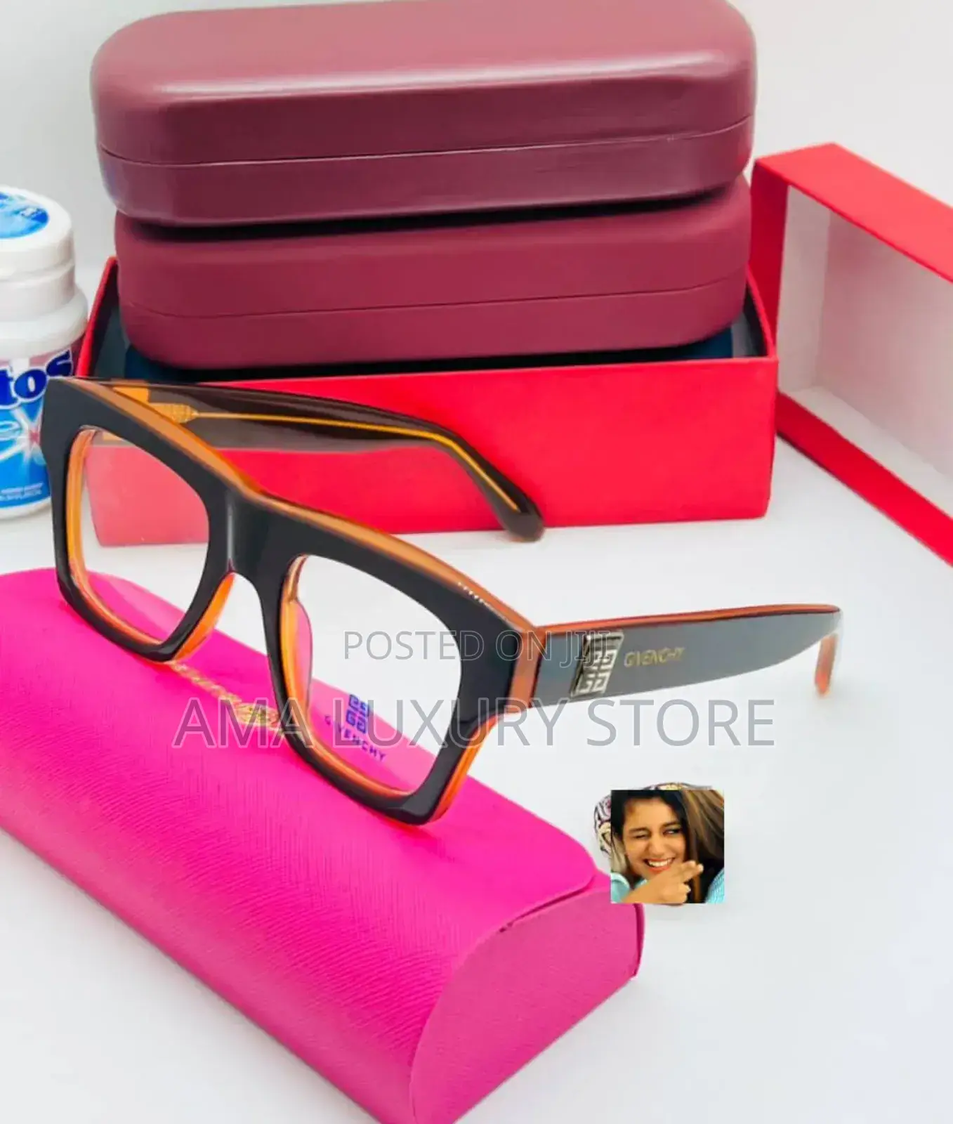 Givenchy Luxury Designer Transparent Clear Glasses