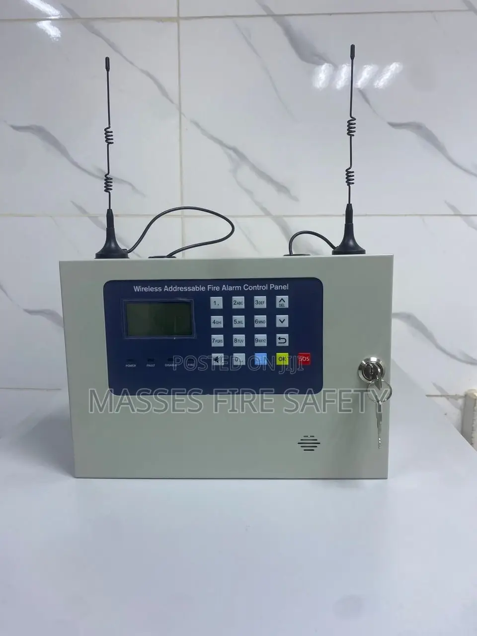 Wireless Addressable Smoke Detector With The Panel