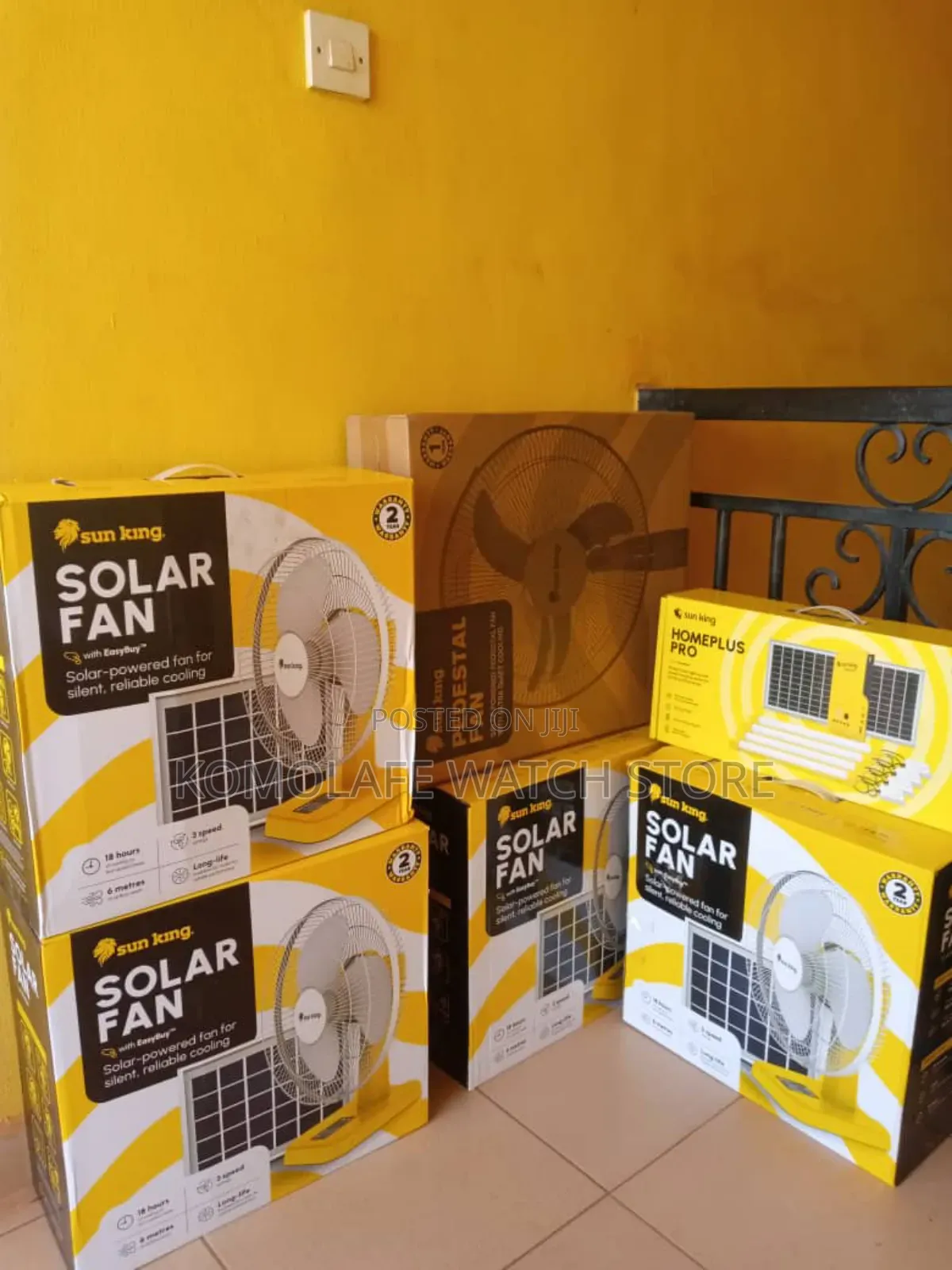 Sunking Solar Table Fan