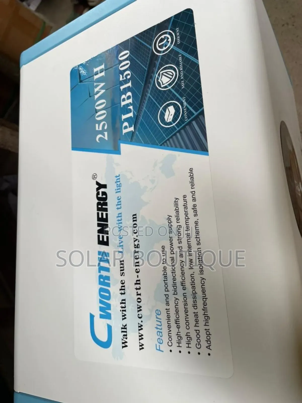 2.5kwh Cworth Solar Power Generator