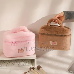 Cute Cosmetics / Travel Toiletries Plush Bag