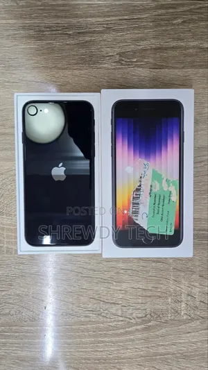 New Apple iPhone SE (2022) 64 GB Black