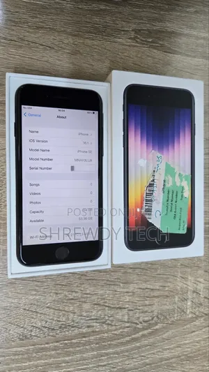 New Apple iPhone SE (2022) 64 GB Black