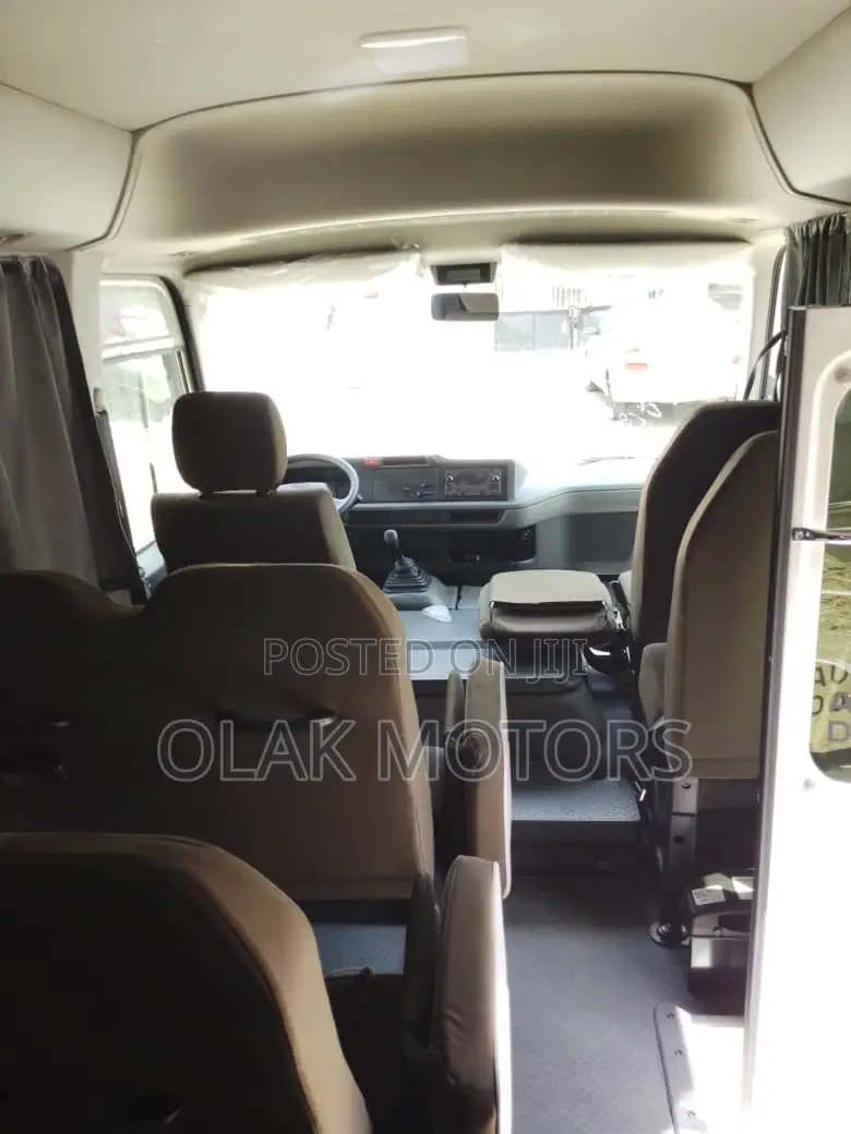 New Toyota Coaster 2025 White