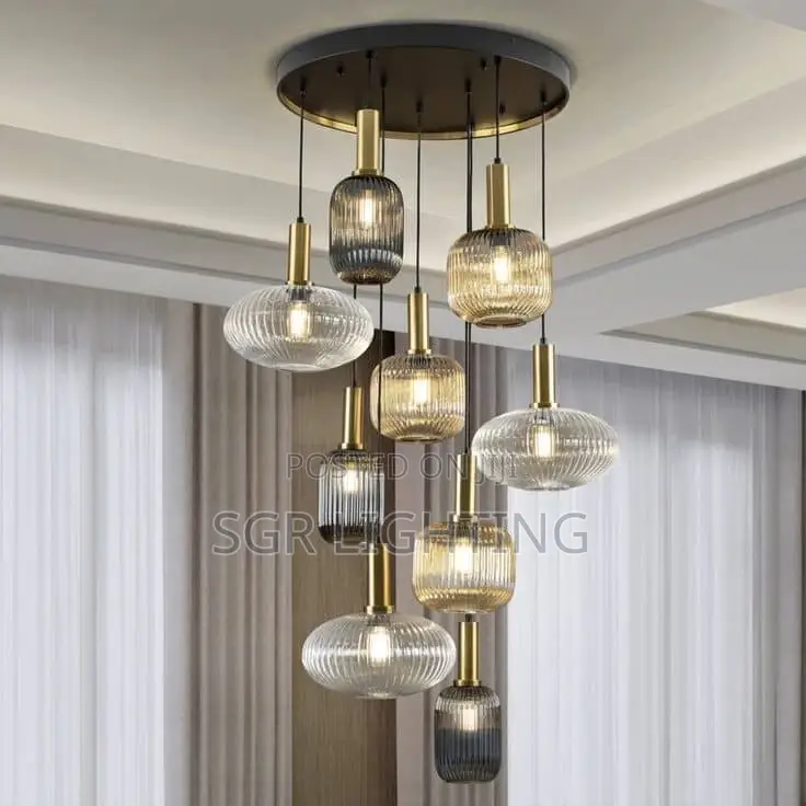 Modern Style Design Glass Chandelier