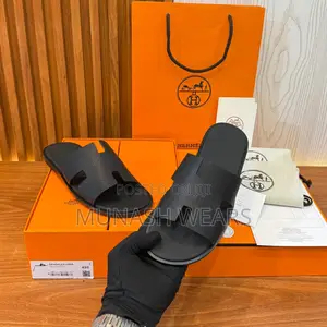 Hermes Leather Slipers 40-46 Available