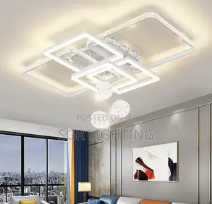 Restaurant Circle Metal Acrylic Led Ceiling Lamp Design