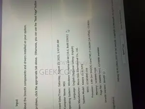 Laptop MSI Katana 15 16GB Intel Core i7 SSD 512GB