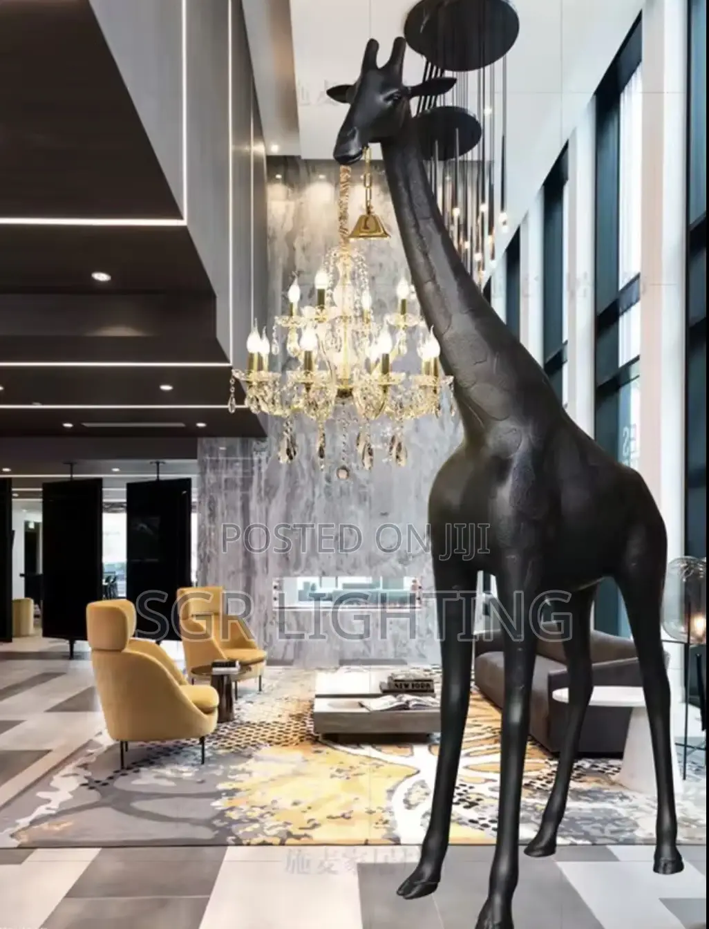 Giraffe Nordic Creative Postmodern Resin Floor Lamp