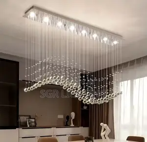 Dining Room Chandeliers and Stone Glass Led Pendant Lights