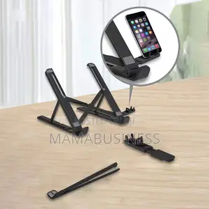 Adjustable Laptop Riser Stand Computer Desk Stand With Phone Holder