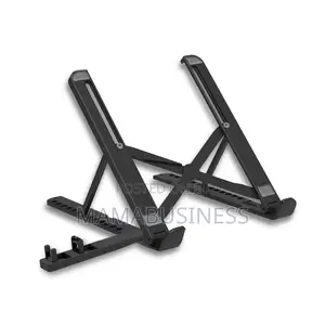 Adjustable Laptop Riser Stand Computer Desk Stand With Phone Holder