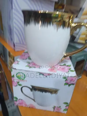 Gold Ceramic Mug Cup