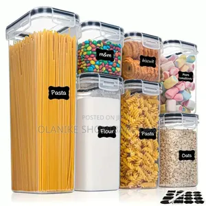 Air Tight Storage Containers With Labels