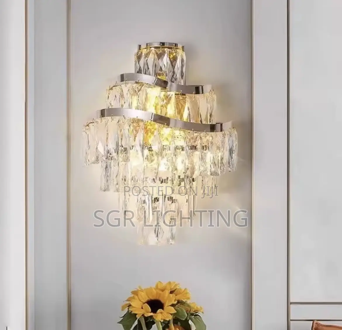 Modern Luxury Crystal Led Ceiling Chandelier