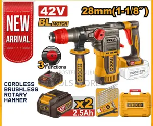 42v Brushless Cordless Rotary Hammer Drill (Sds Plus) 28mm