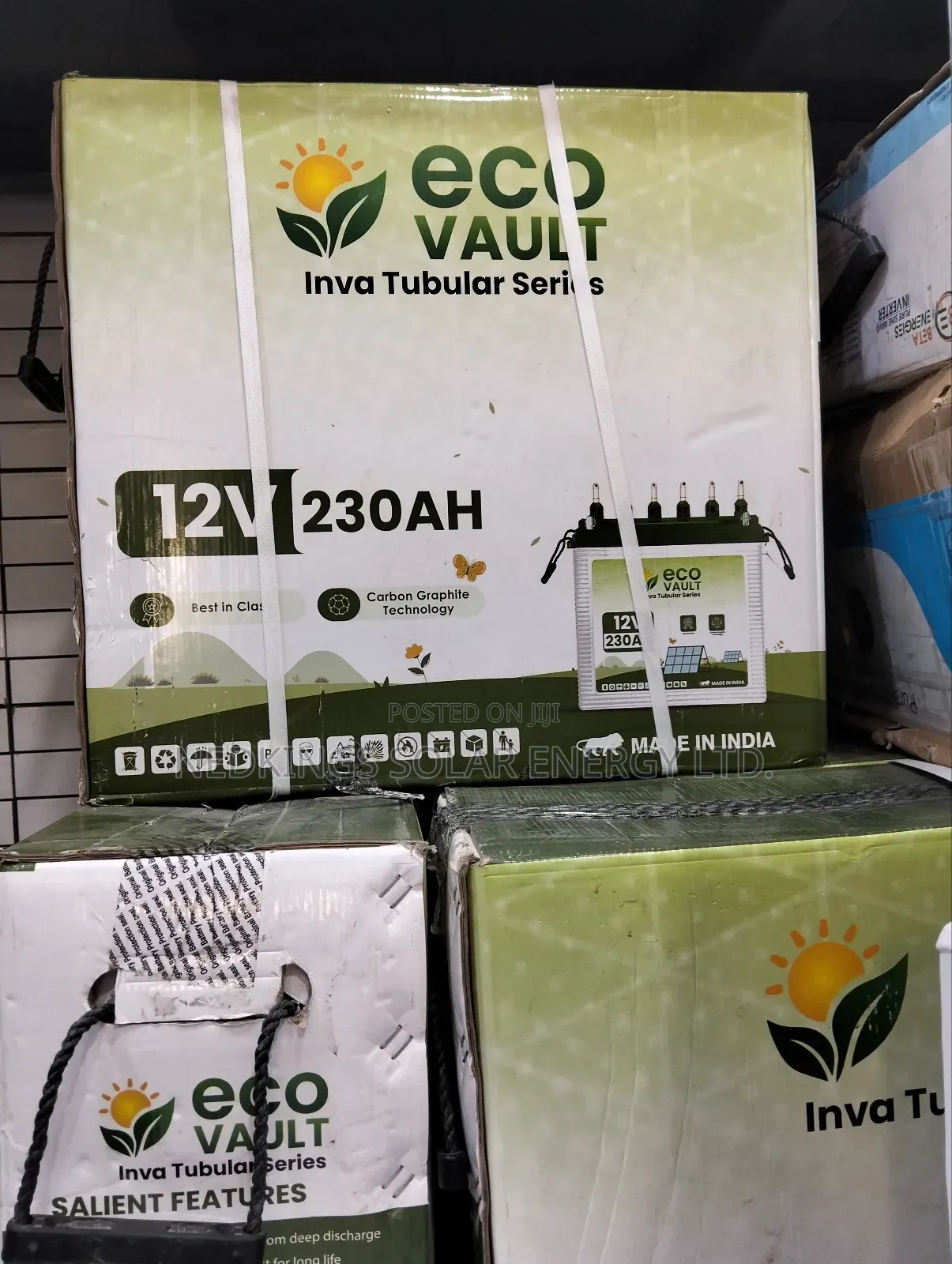 Eco Vault Tubuler Battery (230ah/12v)