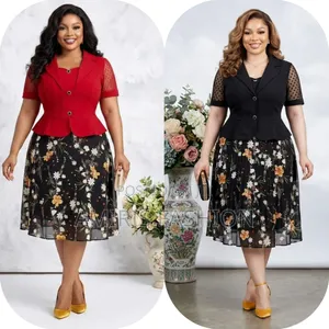 Beautiful Floral Cooperate Dress