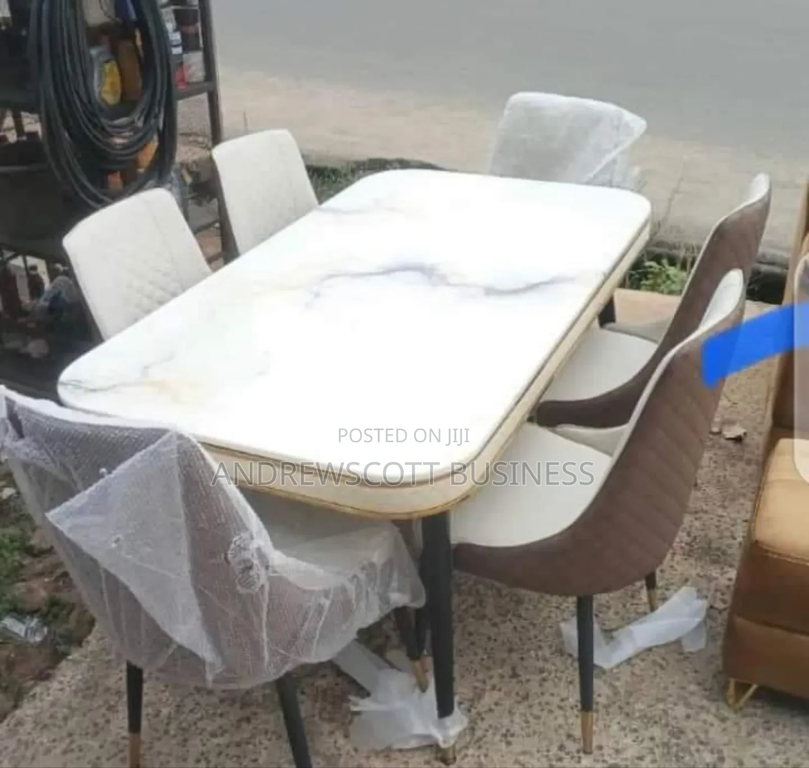 Marble Top Dining Set