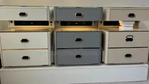 Modern Led Bedside Drawer Cabinet