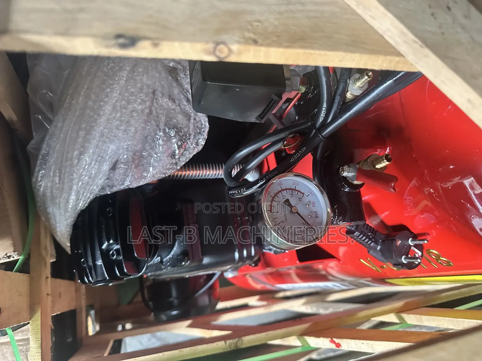 100l, 2hp Single Phase Air Compressor