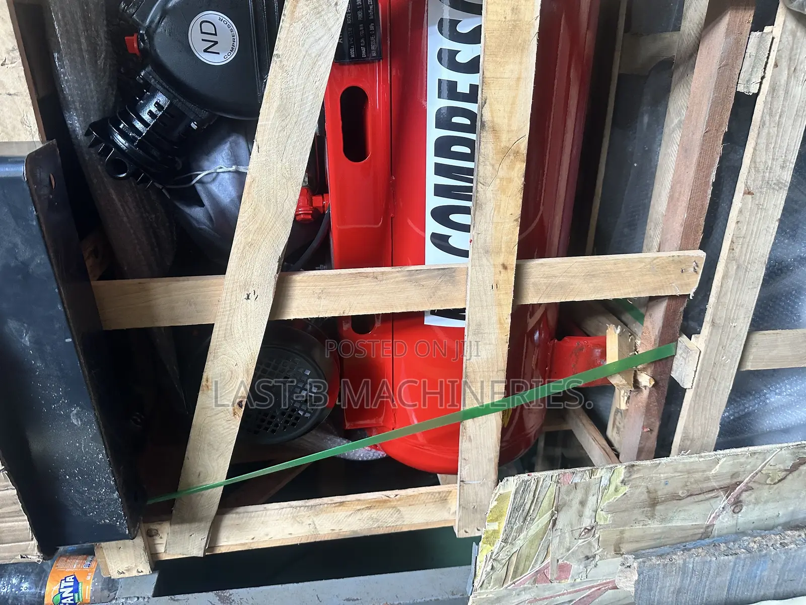 100l, 2hp Single Phase Air Compressor