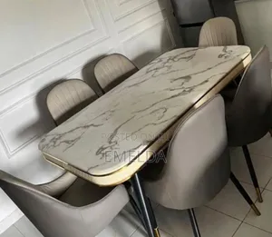 Executive 6 Seater Marble Dining Set for Sale
